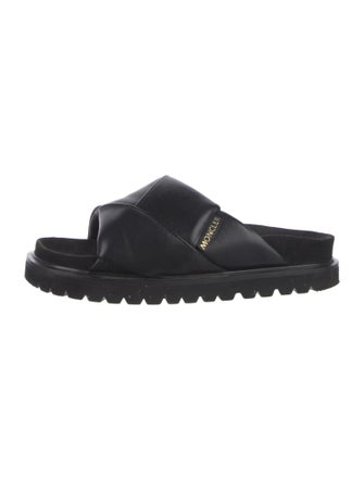 Moncler Leather Slides