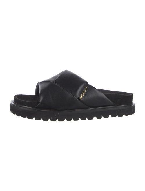 Moncler Leather Slides