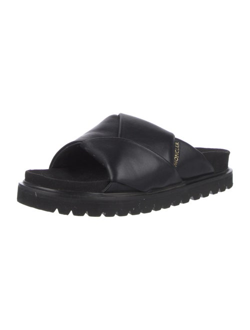 Moncler Leather Slides