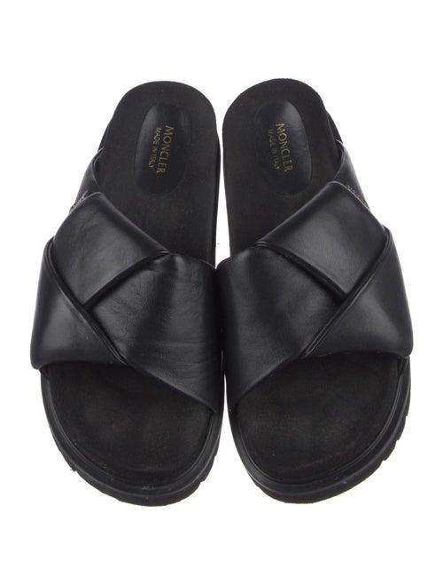 Moncler Leather Slides