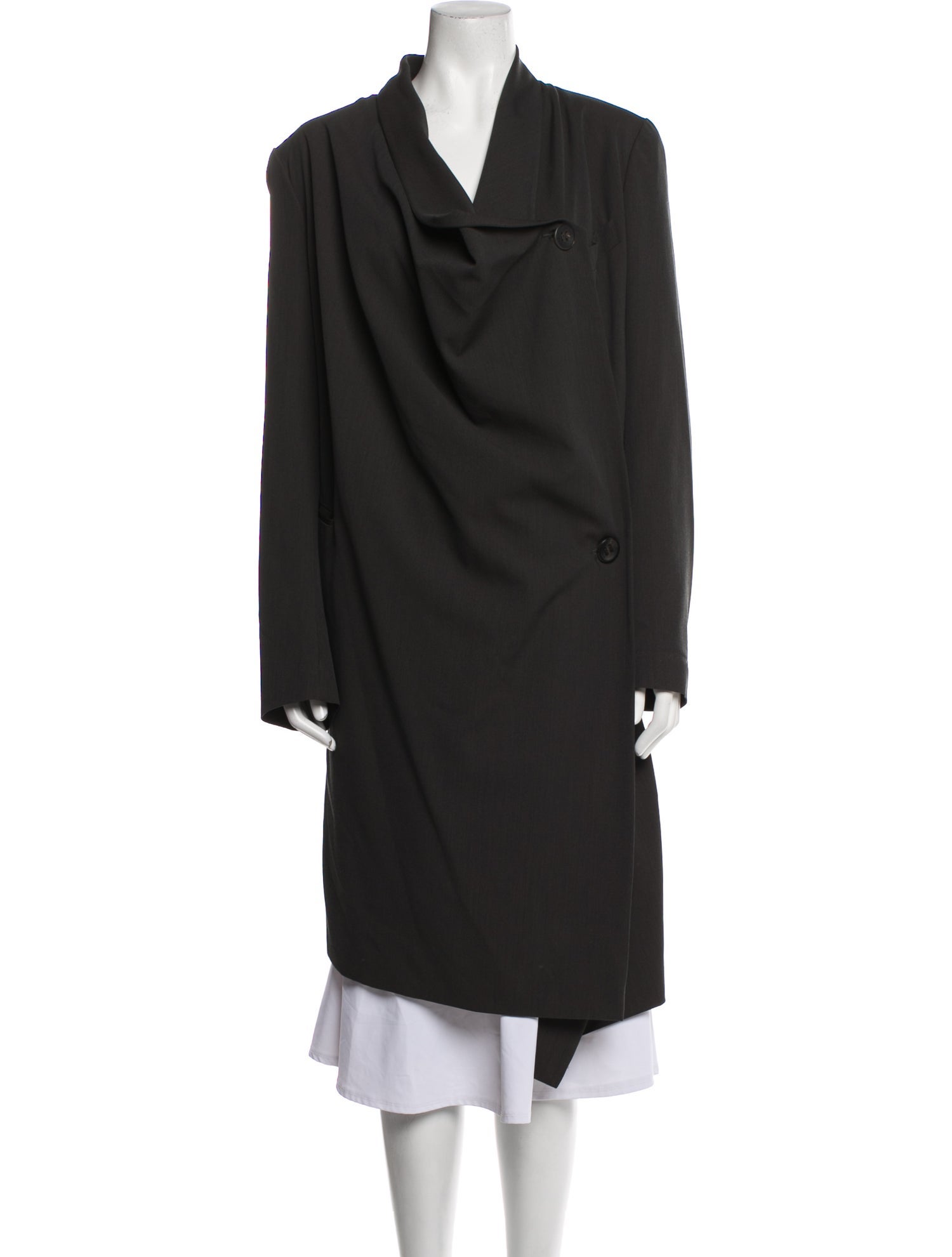 Hache Virgin Wool Coat