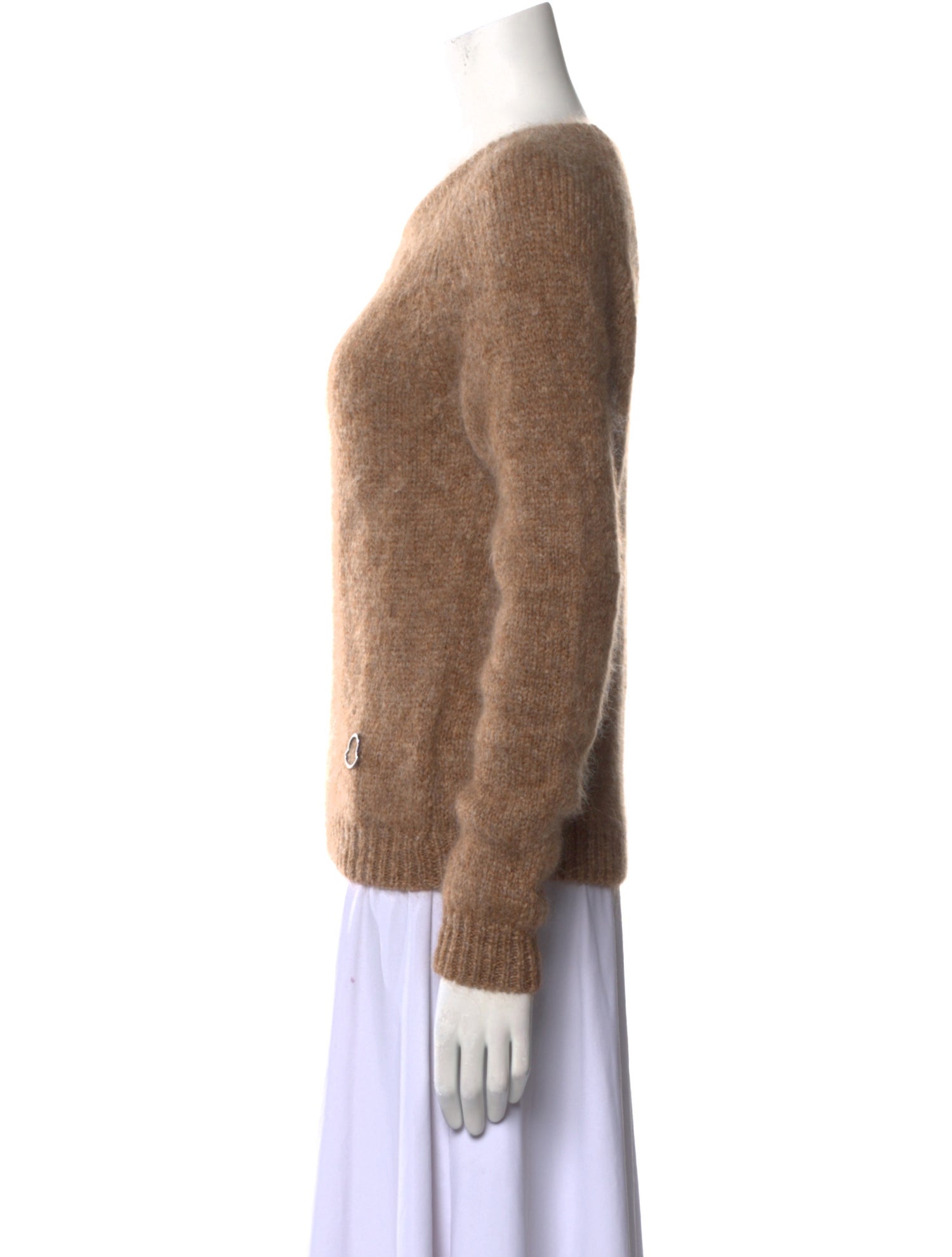 Moncler Mohair Scoop Neck Sweater