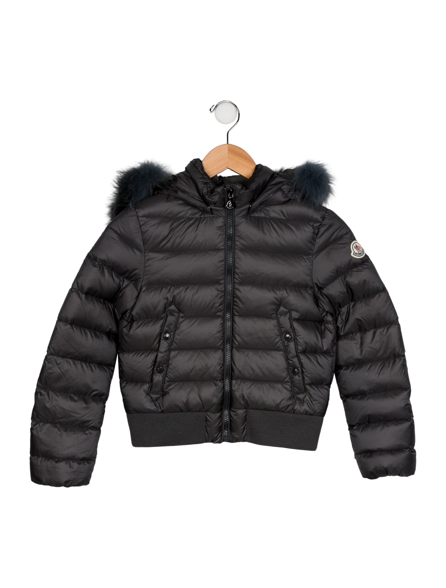 Moncler Solid Puffer Coat