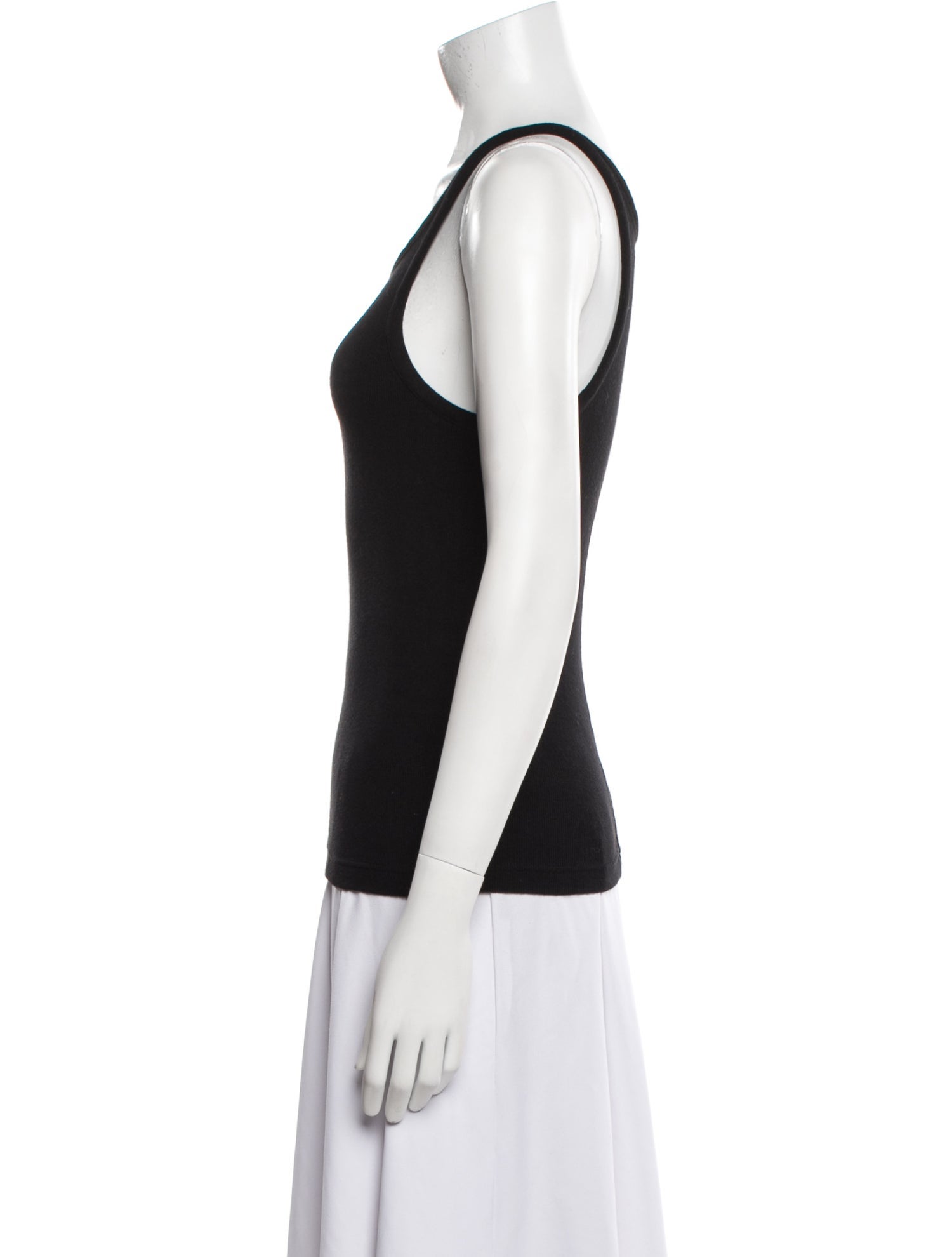 Moncler Virgin Wool Scoop Neck Top