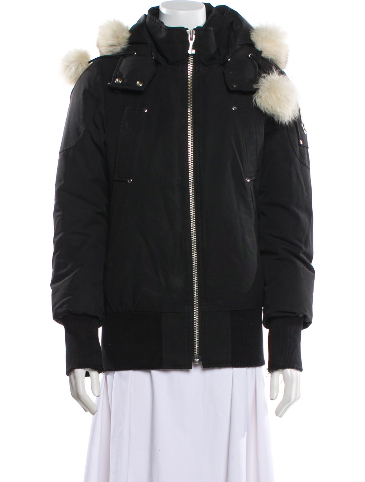 ジャケット MOOSE KNUCKLES Woman Jacket Black M15LJ141 292 MOOSE KNUCKLES: women's down jacket - Black | Moose Knuckles