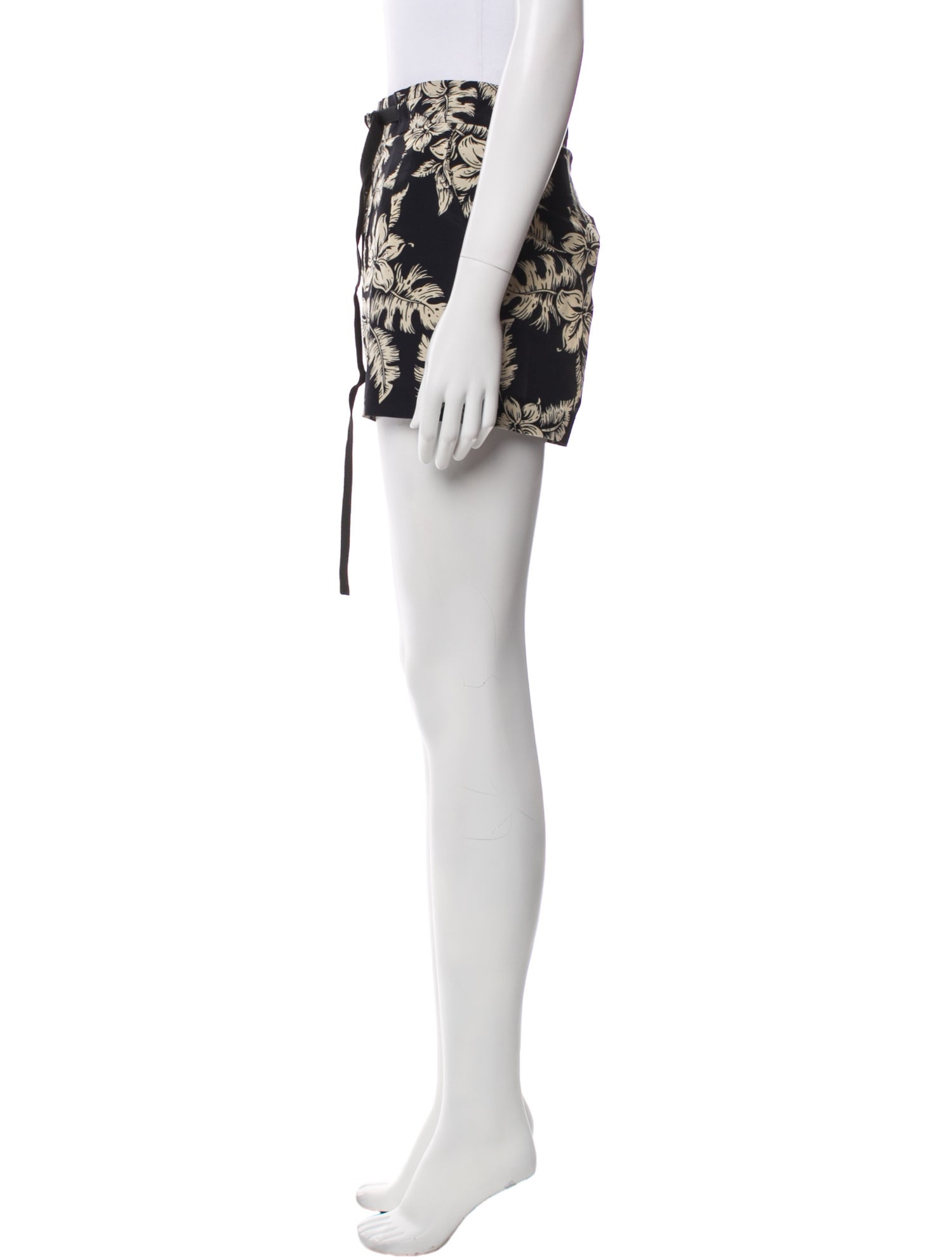 Moncler Silk Mini Shorts w/ Tags