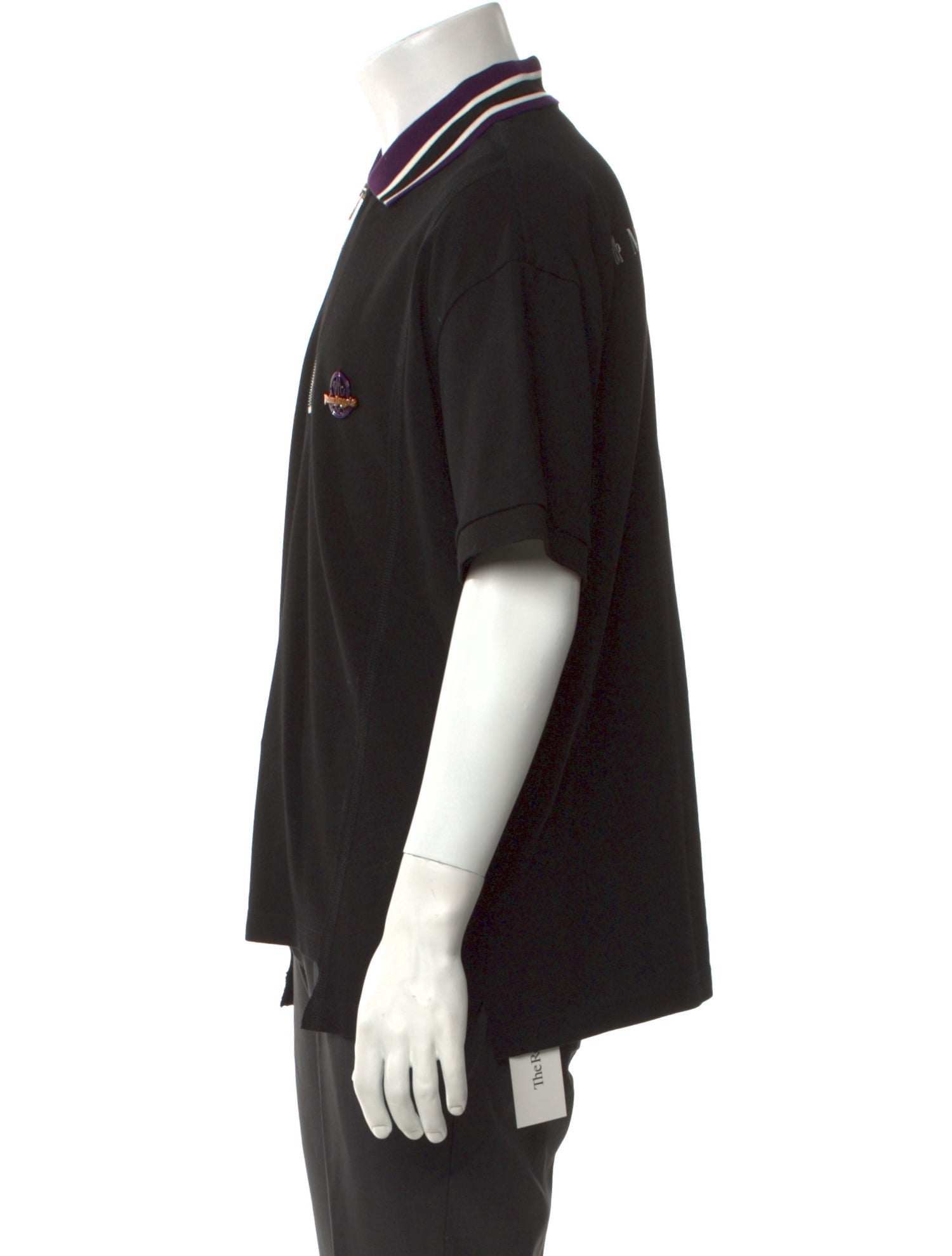 Moncler x Palm Angels Striped Collar Polo Shirt