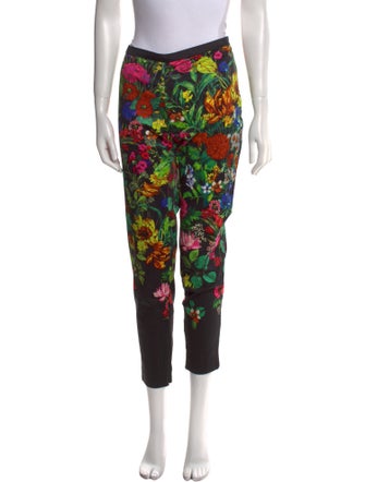 Moncler Floral Print Skinny Leg Pants