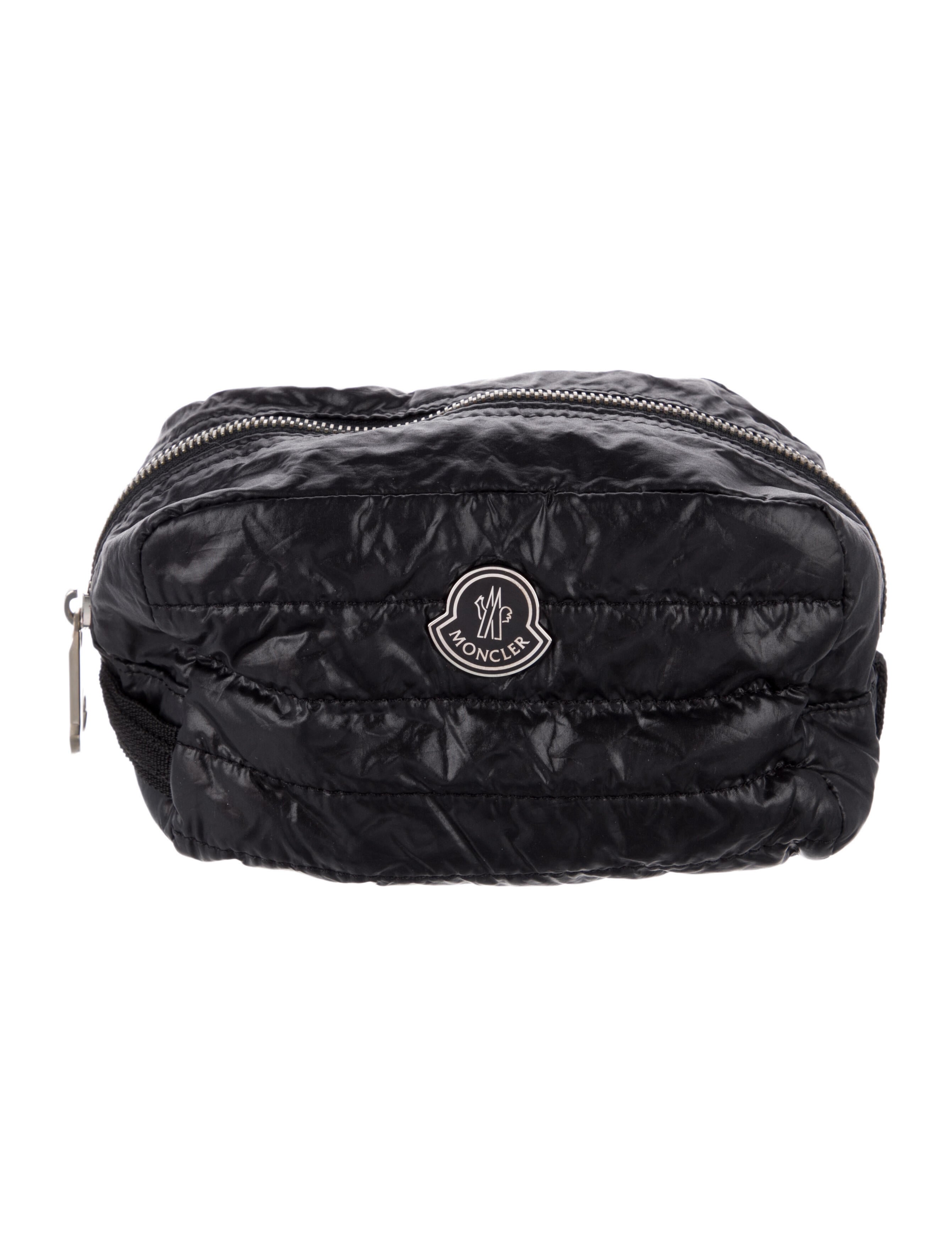 Moncler Solid Nylon Cosmetic Bag