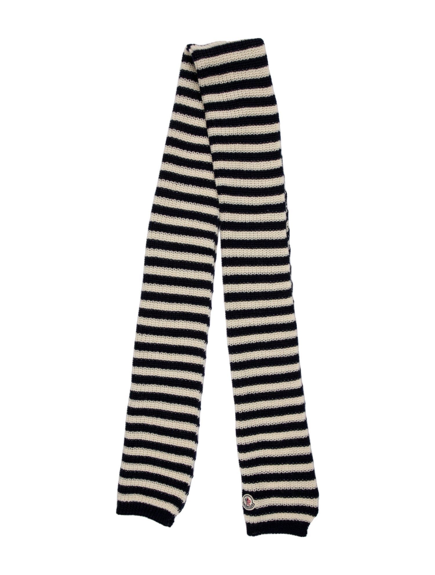 Moncler Wool Striped Scarf