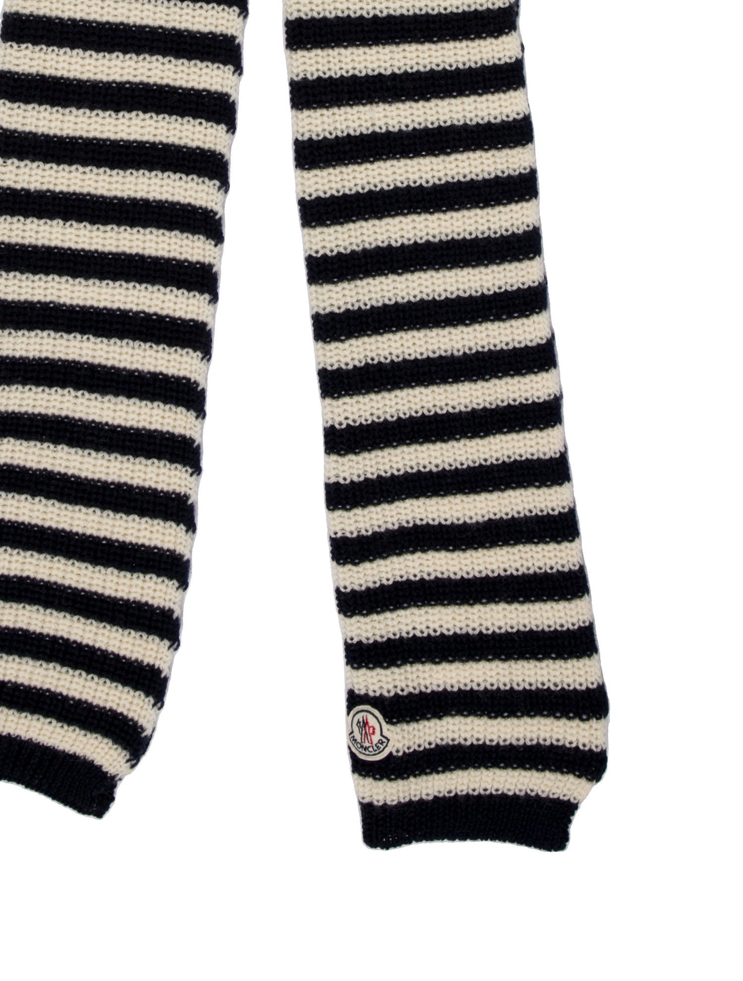 Moncler Wool Striped Scarf