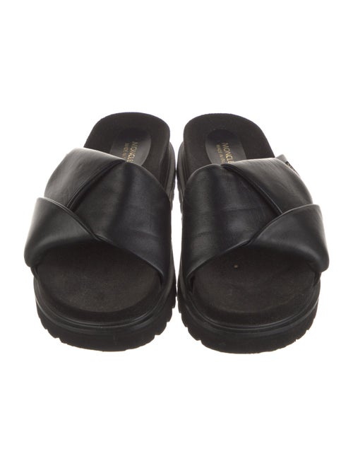 Moncler Leather Slides
