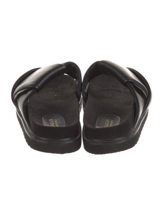 Moncler Leather Slides