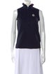 Moncler Mock Neck Sleeveless Polo