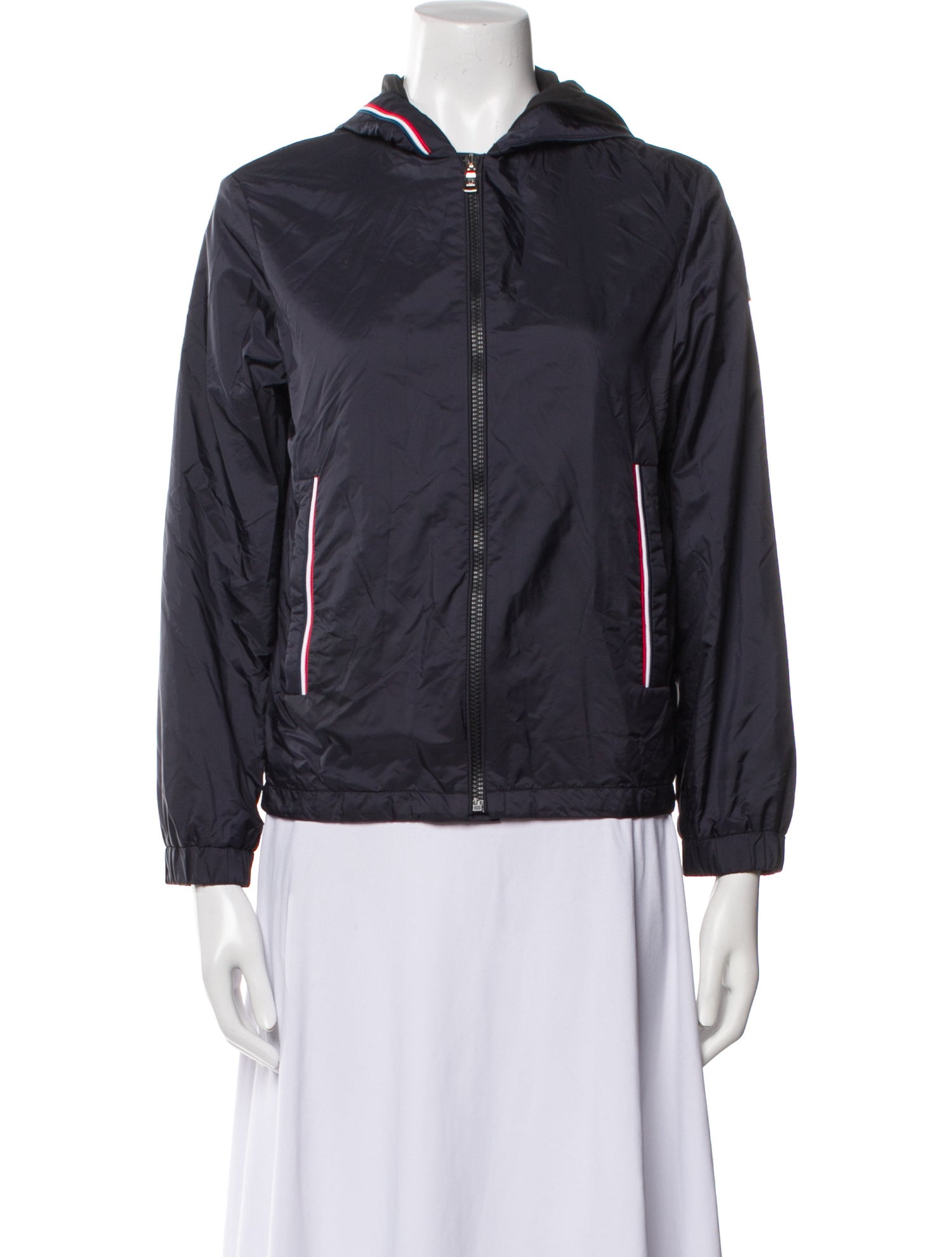 Moncler Orchis Giubbotto Hooded Jacket - Black Jackets
