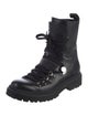 Moncler Leather Combat Boots