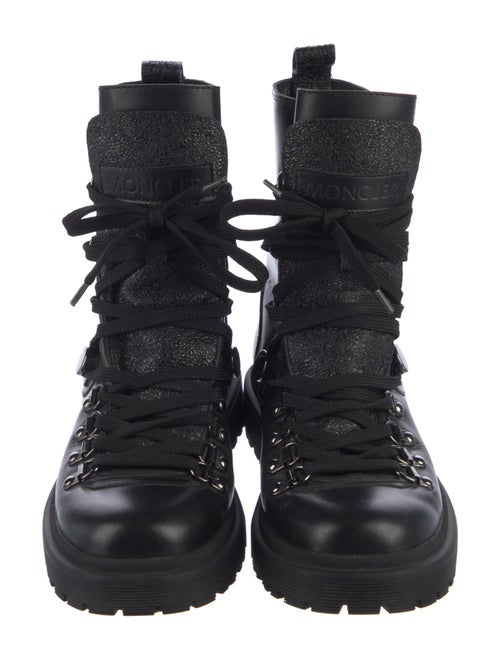 Moncler Leather Combat Boots