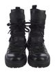 Moncler Leather Combat Boots
