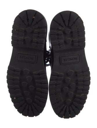 Moncler Leather Combat Boots