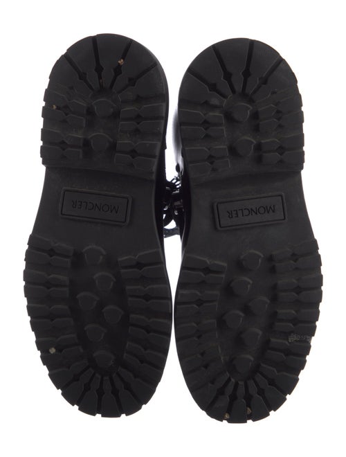Moncler Leather Combat Boots