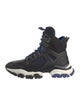 Moncler Leather Lace-Up Boots