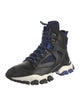 Moncler Leather Lace-Up Boots