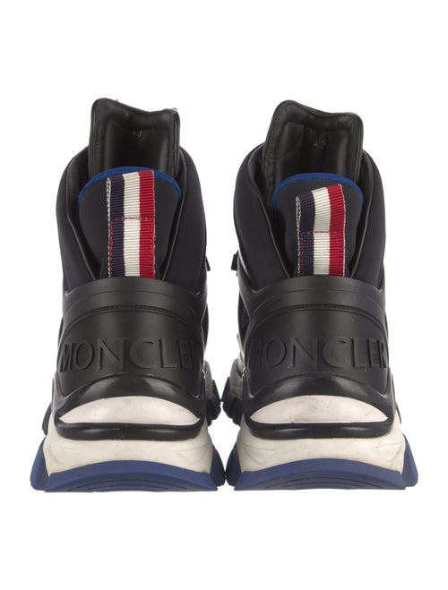 Moncler Leather Lace-Up Boots