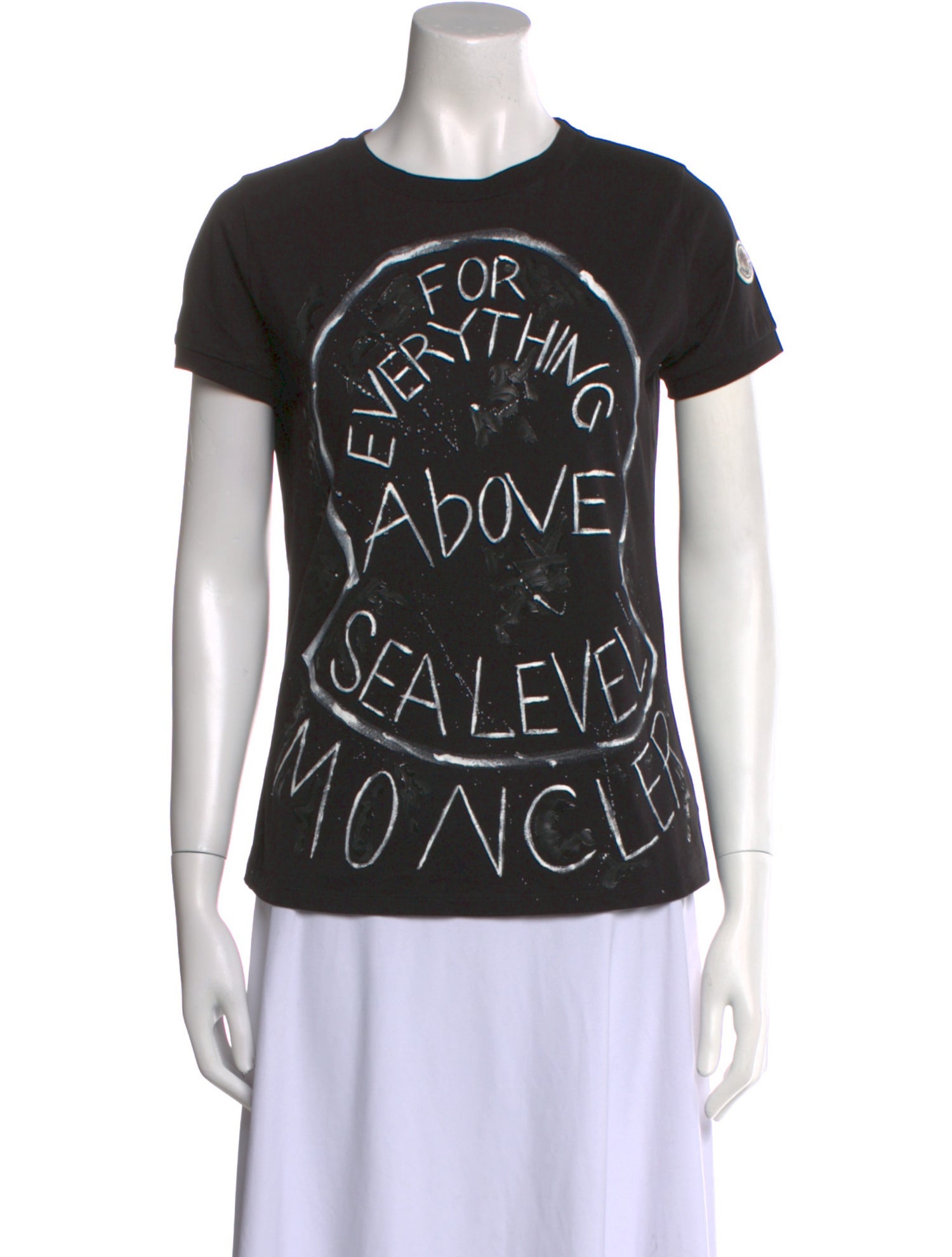 Moncler Graphic Print Crew Neck T-Shirt