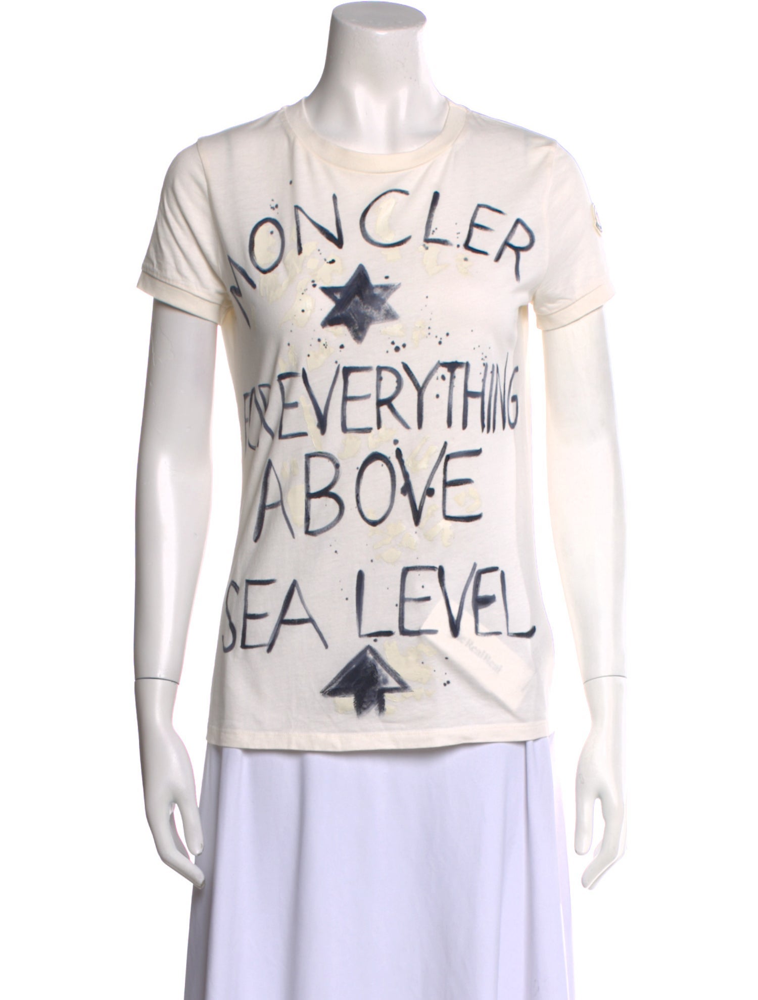 Moncler Graphic Print Crew Neck T-Shirt