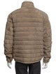 Moncler Leather Puffer Coat