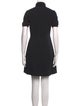 Moncler Mock Neck Mini Dress