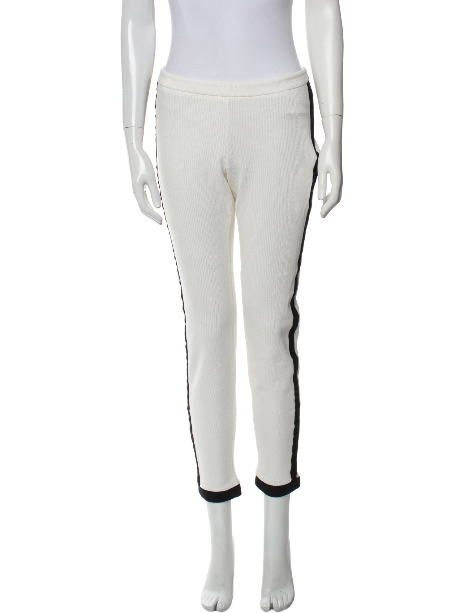 Moncler Striped Skinny Leg Pants