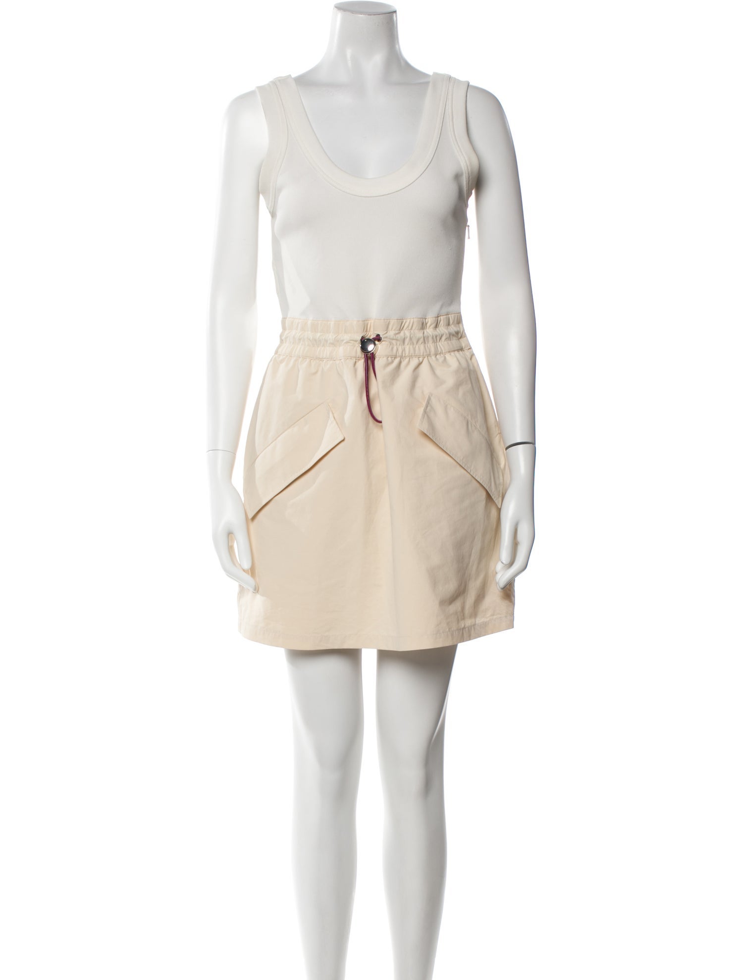 Moncler Scoop Neck Mini Dress