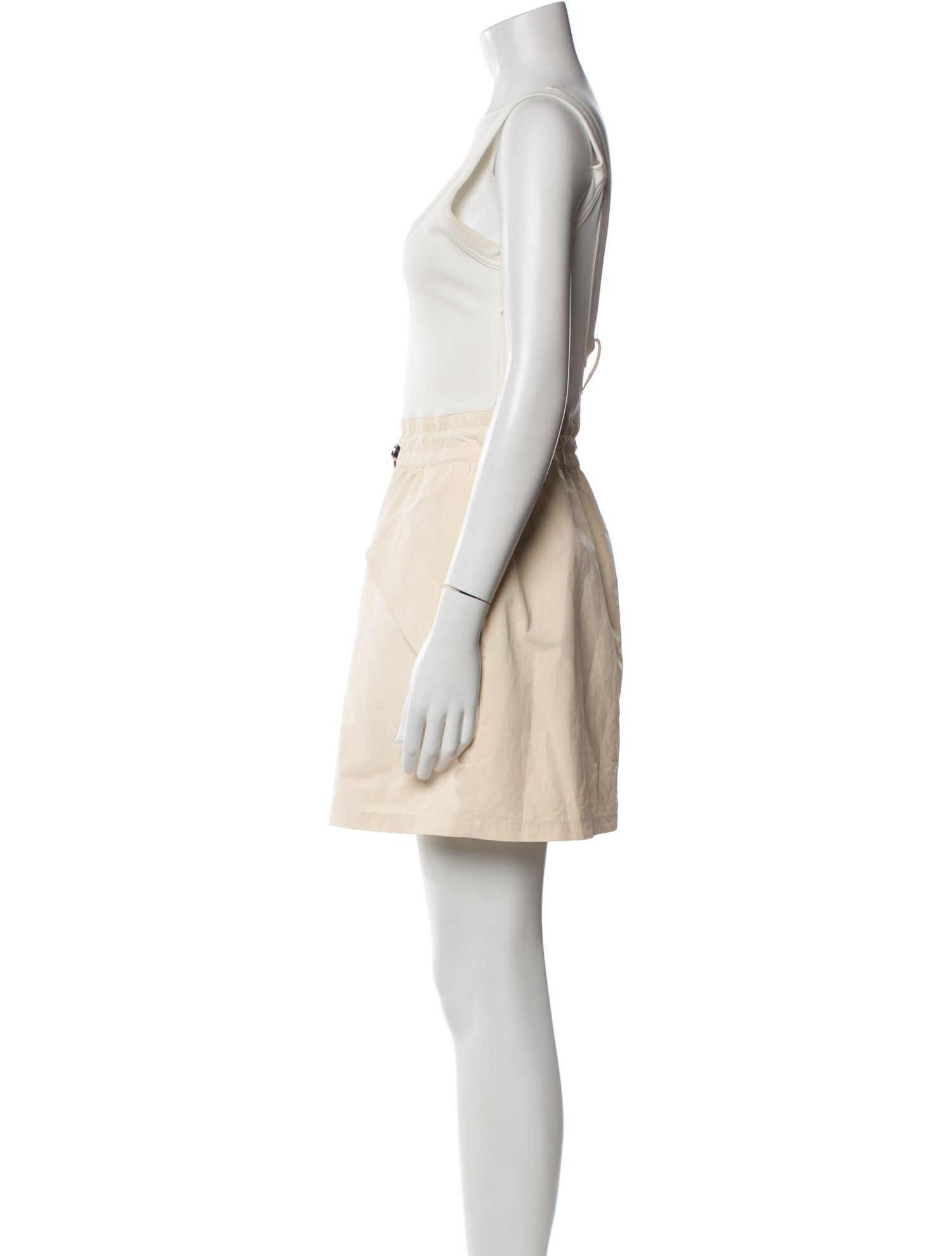 Moncler Scoop Neck Mini Dress