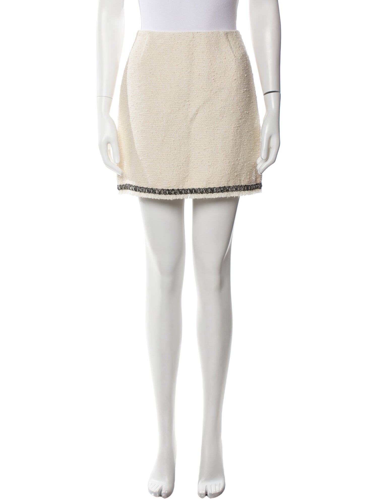 Moncler Tweed Pattern Mini Skirt