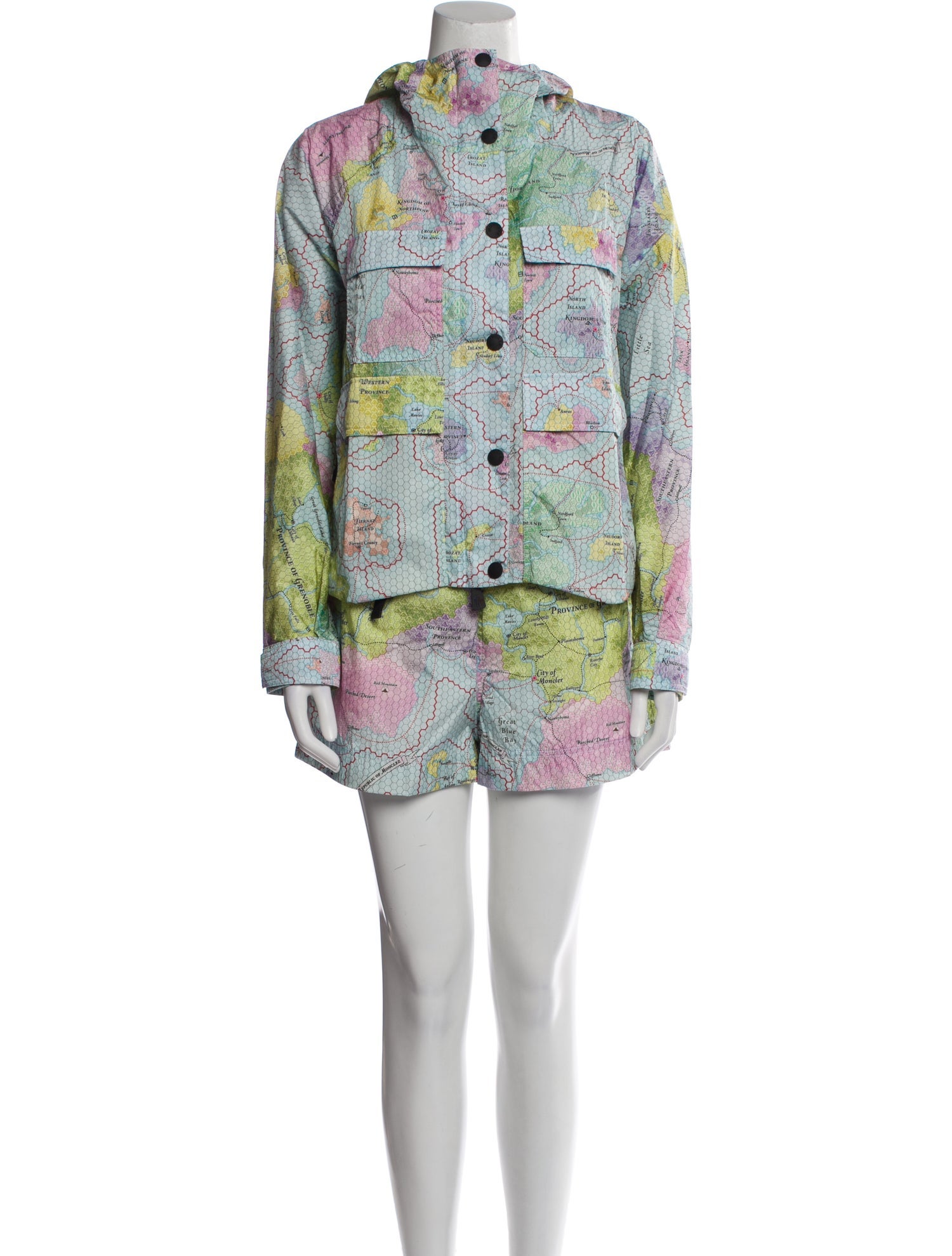 Moncler Printed Short Set