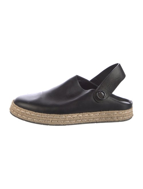 Moncler Leather Slingback Flats