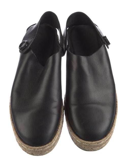 Moncler Leather Slingback Flats