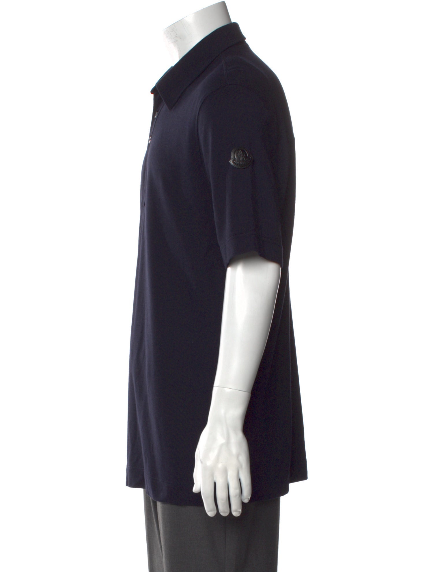 Moncler Collar Short Sleeve Polo Shirt w/ Tags