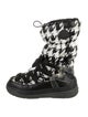 Moncler Printed Lace-Up Boots