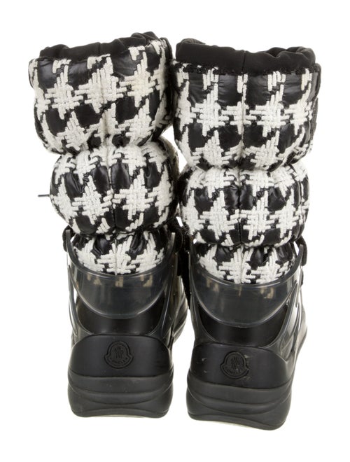 Moncler Printed Lace-Up Boots