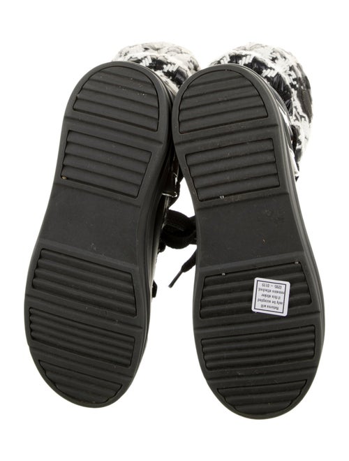 Moncler Printed Lace-Up Boots