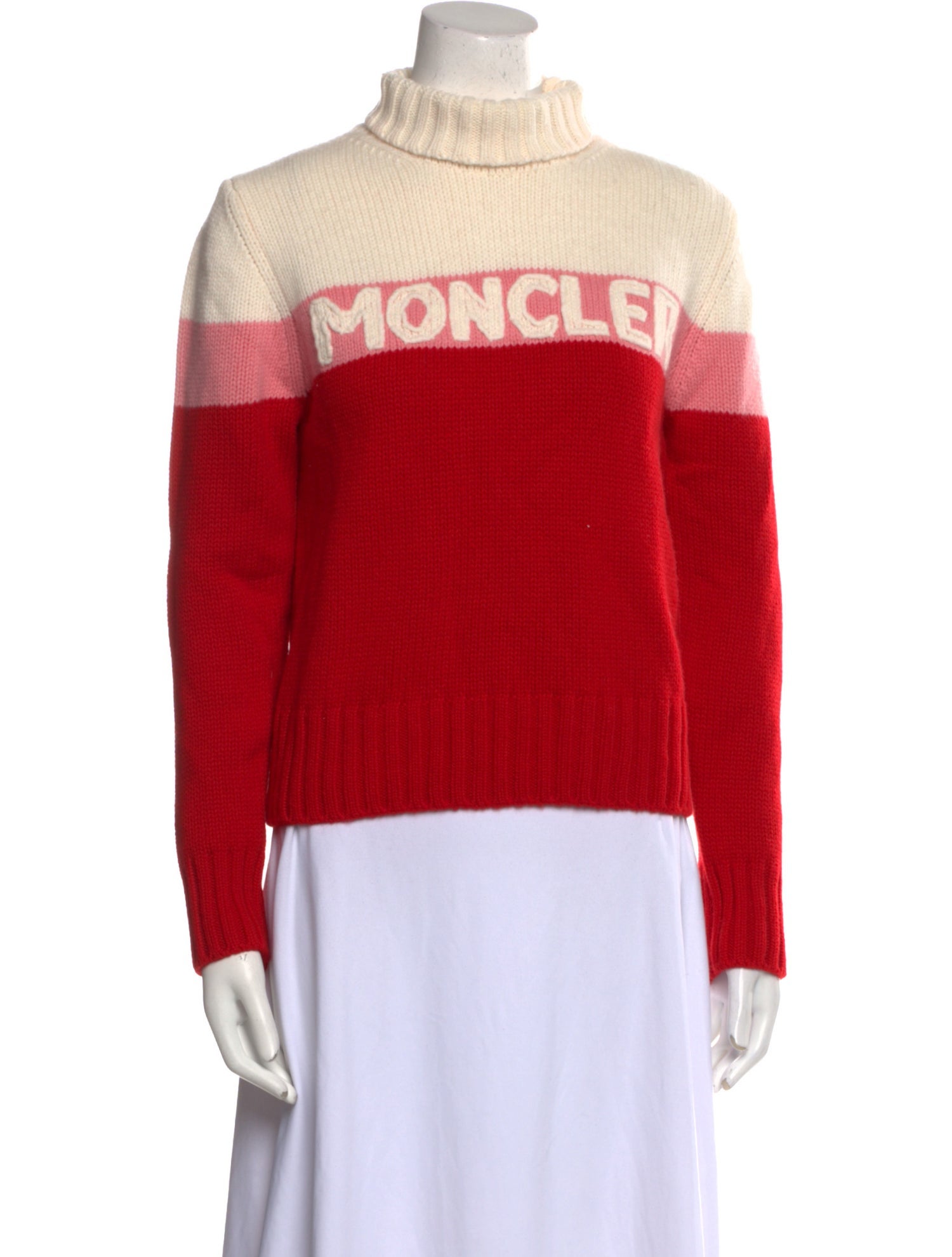 Moncler Wool Graphic Print Sweater