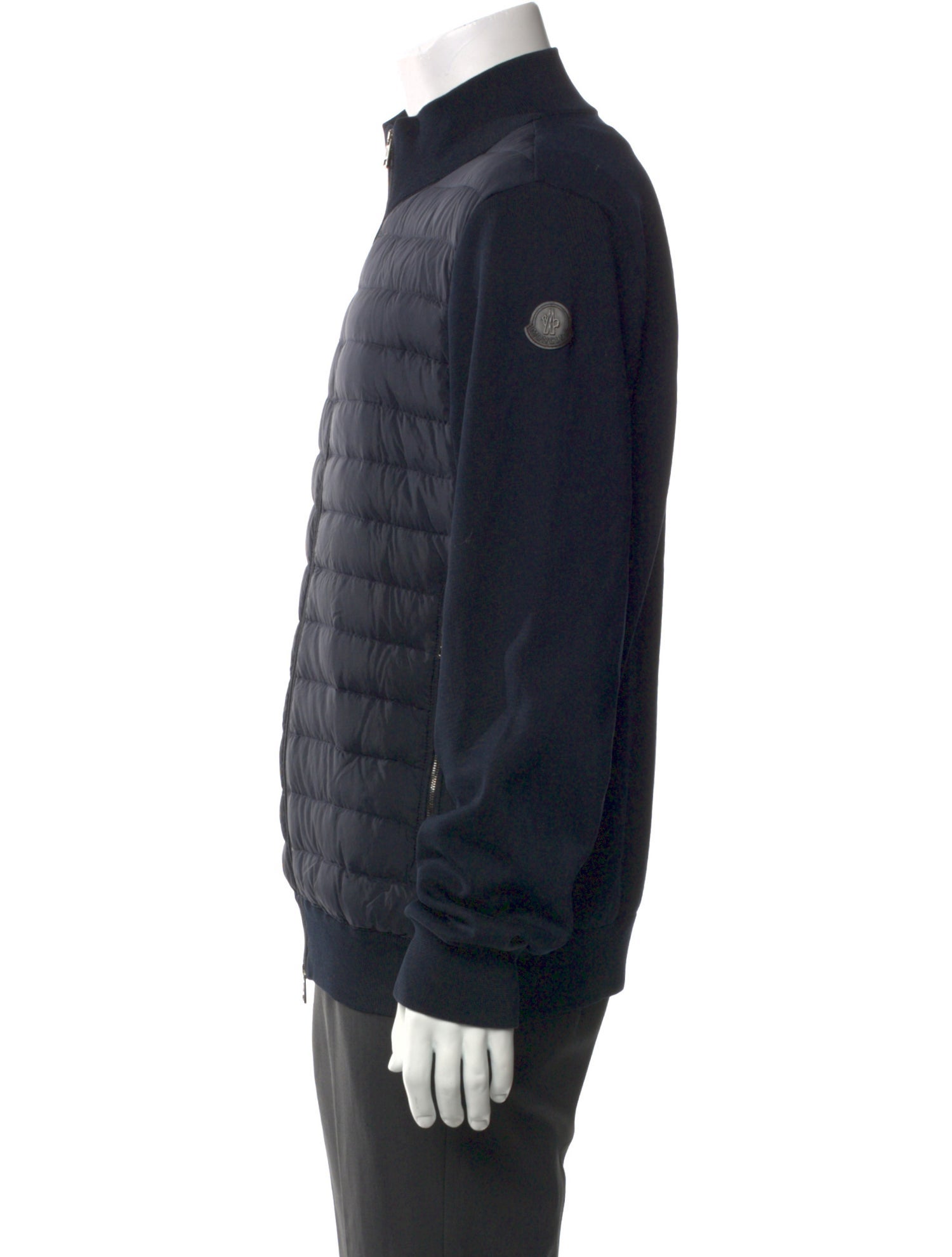 Moncler Mock Neck Long Sleeve Cardigan