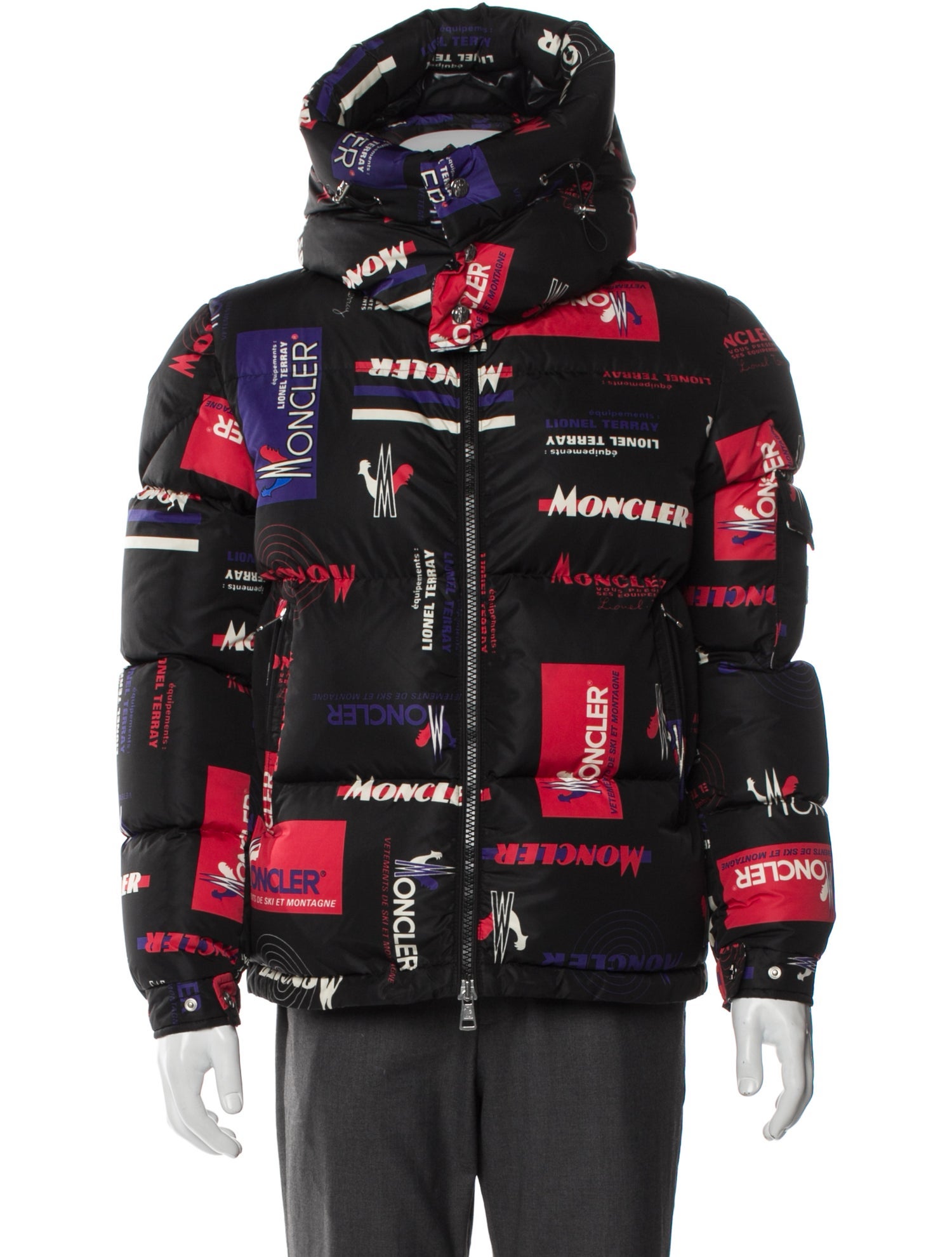 Moncler Printed Puffer Coat