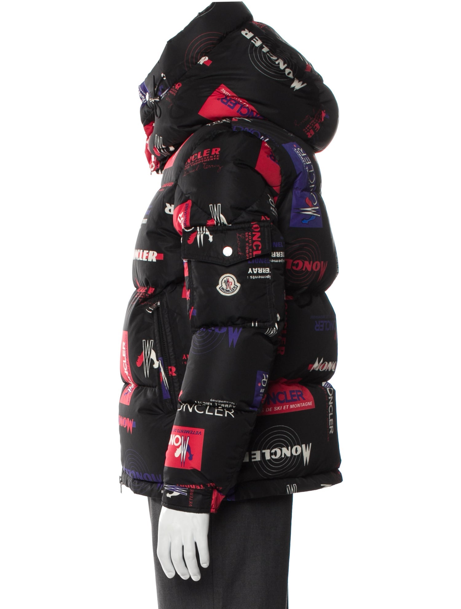 Moncler Printed Puffer Coat