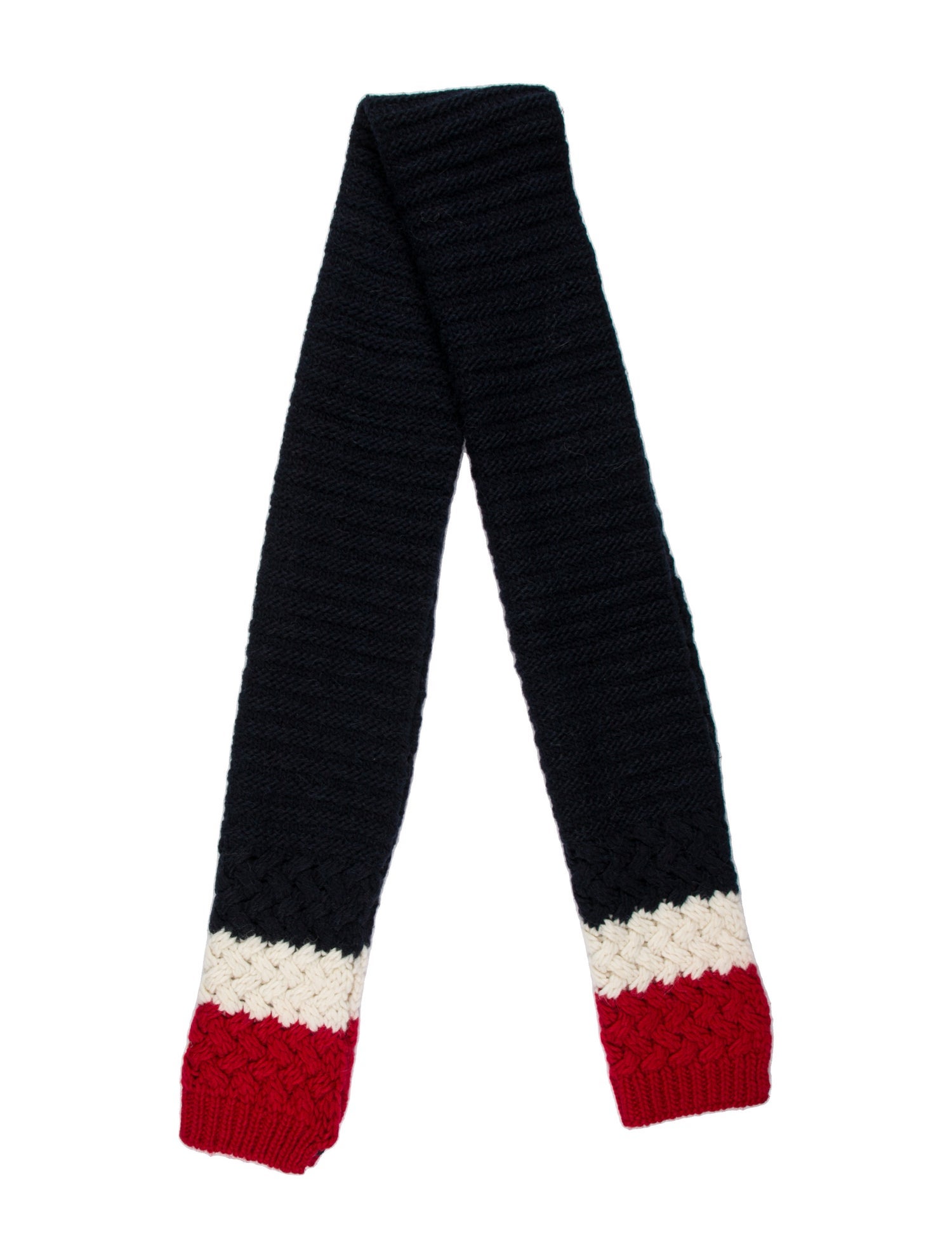 Moncler Wool Striped Scarf w/ Tags