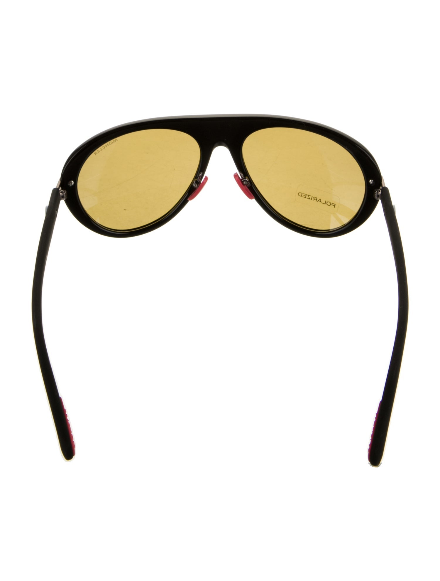 Moncler Web Accent Aviator Sunglasses