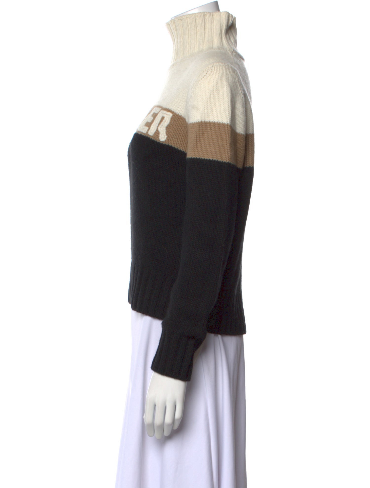 Moncler Wool Colorblock Pattern Sweater