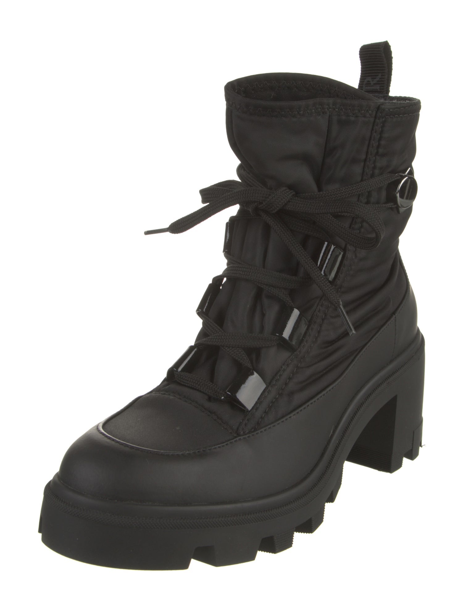 Moncler Nylon Combat Boots